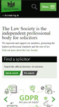 Mobile Screenshot of lawsociety.org.uk