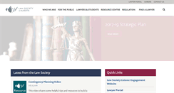 Desktop Screenshot of lawsociety.ab.ca